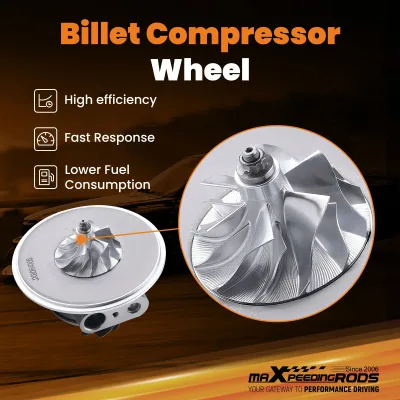Cartouche de turbo à roue de compresseur usinée – image 3