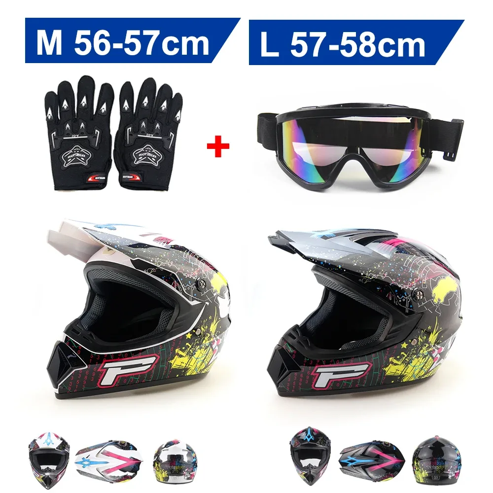 Casque intégral noir brillant moto et vélo