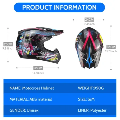 Casque intégral noir brillant moto et vélo – image 3