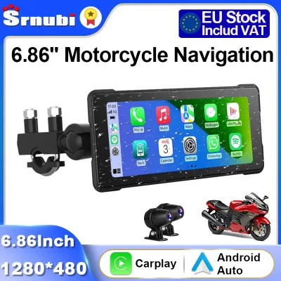 Écran moto 6,86 pouces Carplay Android Auto