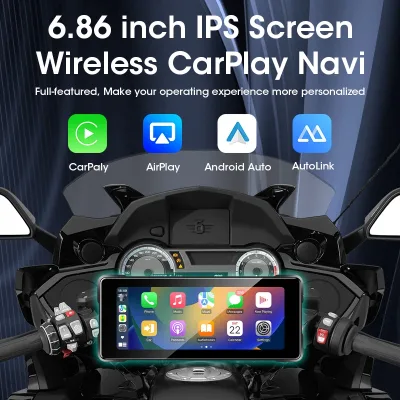 Écran moto sans fil CarPlay et Android Auto – image 2