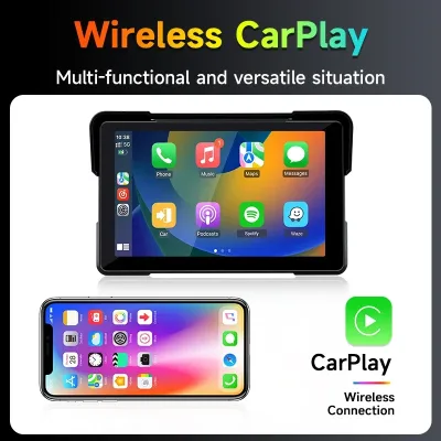 Écran moto tactile 7 pouces CarPlay sans fil – image 2