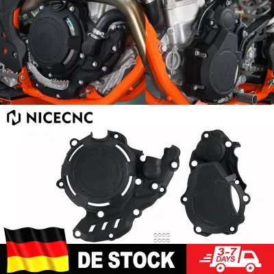 Kit de protège-carters moteur moto orange