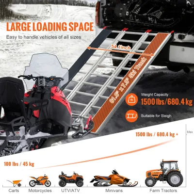 Rampes de chargement pliables en aluminium – image 2
