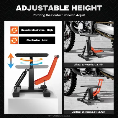 Support de levage moto hydraulique réglable – image 2