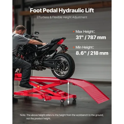 Table élévatrice de moto à pédale – image 2