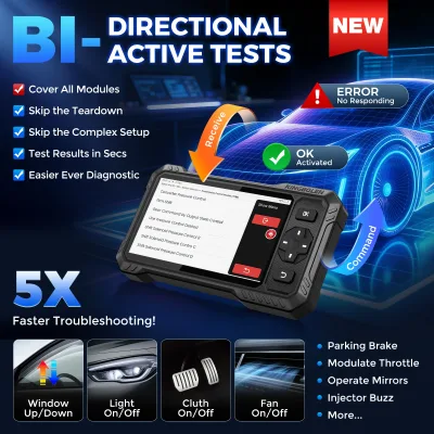 Valise de diagnostic auto bidirectionnelle OBD II – image 3