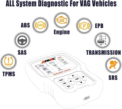 Valise de diagnostic OBD2 à écran couleur – image 2